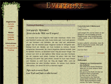 Tablet Screenshot of evergore.de